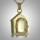 Dog House Locket Cremation Pendant II